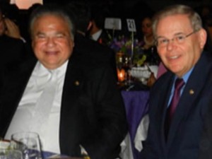 Dr. Salomon Melgen, left and Senator Robert Menendez