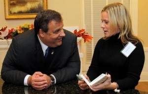 Governor Chris Christie and Deputy Chief of Staff Bridget Kelly. Photo via facebook