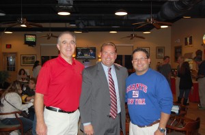 Eatontown Councilman Richard "Duke" Robinson, the Eatontown GOP Chairman, Sheriff Shaun Golden and Councilman Kevin Gonzalez. Photo via EatontownGOP.com