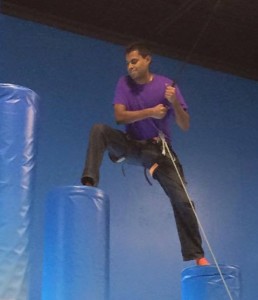 Vin Gopal trampoline