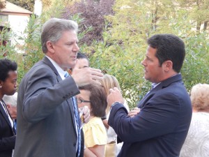 Congressman Frank Pallone and Marlboro Mayor Jon Hornik. photo via facebook