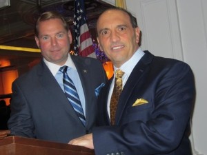 Sheriff Shaun Golden and Freeholder Director Tom Arnone