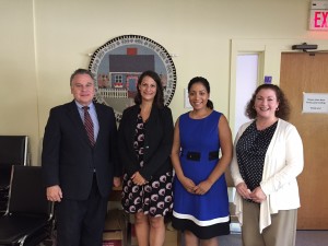 Congressman Chris Smith meets with members of the New Jersey Coalition to End Domestic Violence . photo via facebook