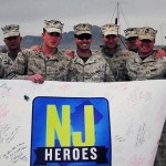 Operation Shoebox Recipient Delivers New Jersey Heroes Banner to First Lady Mary Pat Christie