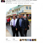 Obama Praises Christie