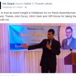 What is Vin Gopal running for?