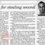 Cory Booker: So much for stealing second