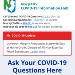 New Jersey Launches New COVID-19 Website